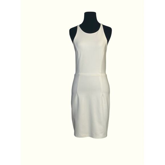 Lavish Alice White Body Con Strappy Back Party Dress size 10 - Picture 11 of 16